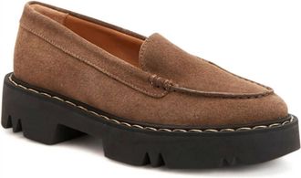 Aquatalia Womens Hayley Water Resistant Platform Loafer In Taupe