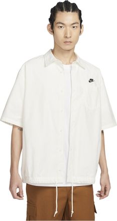 Nike Club Short Sleeve Oxford Button-Down Shirt Asia Sizing Sail FN3903-133