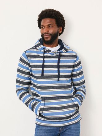 Fat Face FatFace Trescowe Blue/Navy Stripe Hoodie
