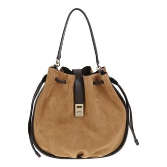 Ferragamo Hug Bucket Bag - female - Ferragamo - Bucket Bags - Brown - ONE SIZE - Bags