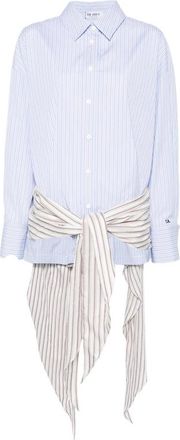 The Attico Striped-pattern Mini Dress