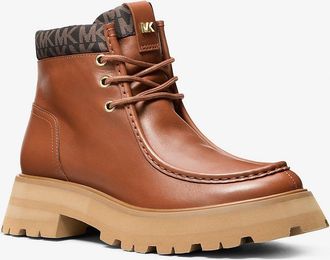 Michael Kors Cade Leather Ankle Boot