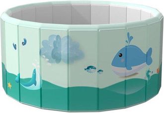 OEM Piscina Plegable - Piscina Port&aacute;til - Diversi&oacute;n Acu&aacute;tica De Verano - No Inflable - 100 Cm - Azul