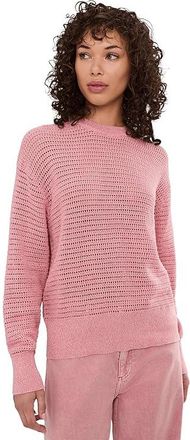 Varley Kershaw Sweater Womens Sweater Brandy Rose : XXS, Cotton/Mesh