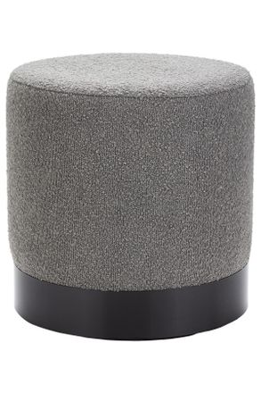 Xora Hocker, Grau, Metall, Textil, Holzwerkstoff, rund, 40x40x40 cm, Stoffauswahl, erweiterbar (Typenauswahl), Wohnzimmer, Sessel, Hocker & Hockerb&auml;nke, Si