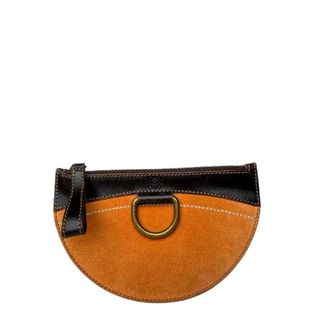 Loewe Pre-owned Vintage Kaarthouder / Pouch - Dames - Pre-owned - Bruin - Maat: ONE Size Leer