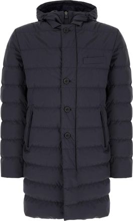 Herno Midnight Blue Polyester Down Jacket