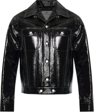 Courrèges Jassen, Heren, Zwart, S, Jas met logo