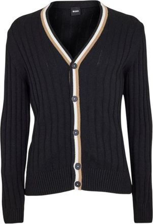 HUGO BOSS Heren Losilvio Vest (Zwart)