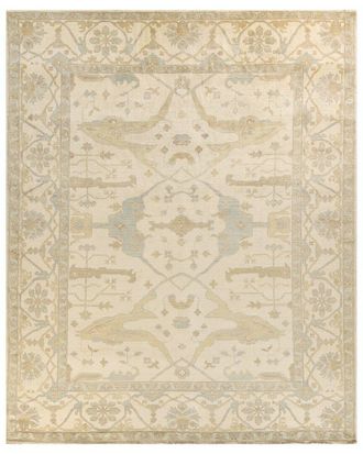 Exquisite Rugs Antique Weave Oushak New Zealand Wool Area Rug