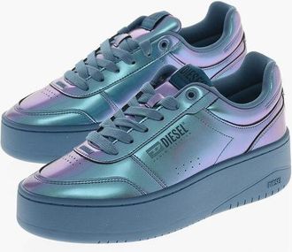 Diesel Vegan Leather Low-Top Sneakers S-ATHENE BOLD With 6cm Maxi S size 36