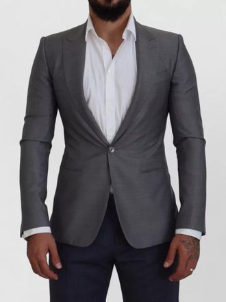 Dolce & Gabbana wool silk slim-fit blazer