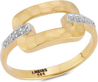I.Reiss Company 14K 0.05 Ct. Tw. Diamond Ring