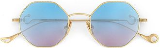 Eyepetizer Voyage C.4-42F Mens Sunglasses Gold Size 47