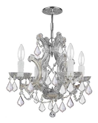Crystorama Maria Theresa 4-Light Chandelier With Swarovski Crystals