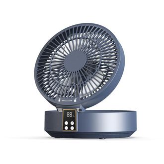 OEM Ventilador Ultrapotente Y Silencioso, Port&aacute;til, Recargable Por Usb, Bater&iacute;a De 1000 Mah, Giratorio 120&deg;, Con Led, Control Remoto, Temporizador Y 3 Vel