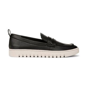 Vionic Womens Uptown Loafer In Black Leather