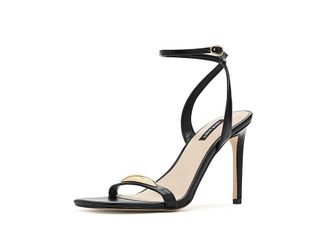 Nine West Props Womens Dress Sandals Black : 5.5 M, Faux Leather