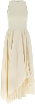 Alexander McQueen White Cotton Long Womens Dress