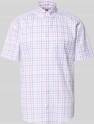 Olymp Regular Fit Business-Hemd mit Button-Down-Kragen in Pink, Gr&ouml;&szlig;e 39