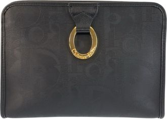 Dior Black Pvc Clutch Bag (Pre-Owned)