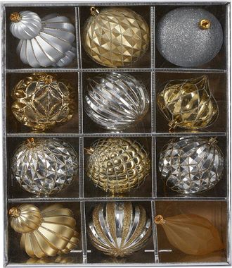 Nearly Natural Holiday Lux Shatterproof 12 Count Christmas Tree