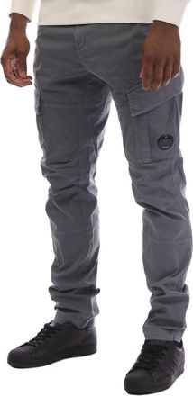 C.P. Company Herenbroek C.P. Company Stretch Satijn Lens Cargo in Grijs