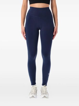 Nike high-waisted leggings - women - Fabric - M - Blue