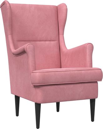 vidaXL Sill&oacute;n Rosa Terciopelo Vidaxl