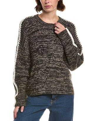 Elan Wool-Blend Crewneck Sweater