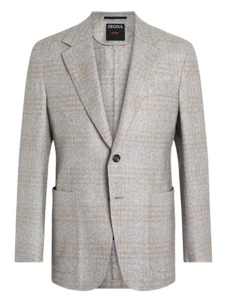 Ermenegildo Zegna checked blazer - Grey
