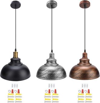 OEM L&aacute;mpara Colgante, L&aacute;mpara Colgante Moderna De Estilo Industrial Con Forma De Tapa De Olla Para Decoraci&oacute;n De Techos De Comedor, Estudio, Pasillo, Rest