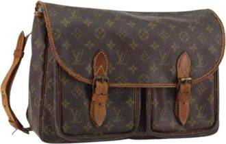 Louis Vuitton Pre-owned Cross Body Bags, female, Brown, Size: ONE SIZE Pre-owned Canvas Crossbody Bag