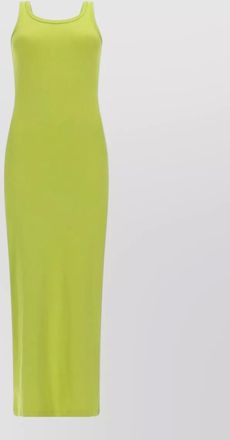 Msgm maxi dress cut out back ribbed