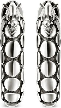 John Hardy Orecchini a cerchio in argento sterling
