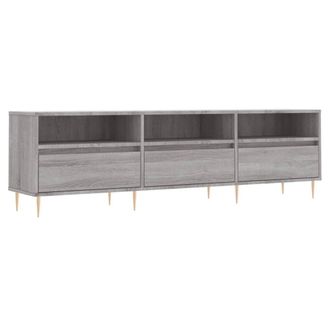 Berkfield Home TV Cabinet Grey Sonoma 150x30x44.5 cm Engineered Wood