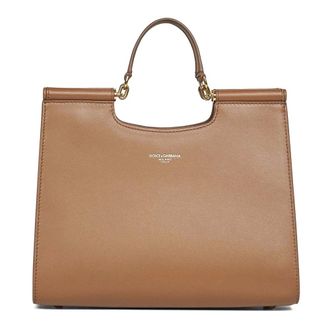 Dolce & Gabbana Dames, Tassen, Bruin, Maat: ONE Size Leer
