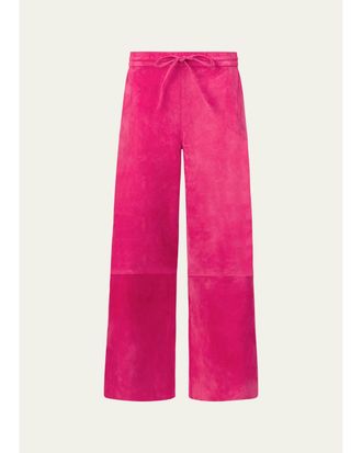 SPRWMN Suede Flare Pants