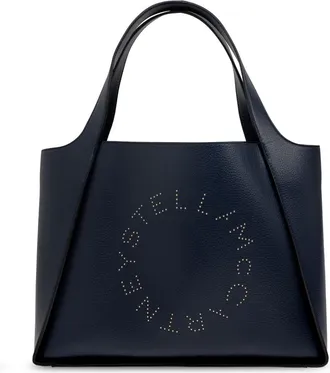 Stella McCartney Borsa Tote con Logo - - Bags - Donna - Blu - ONE SIZE