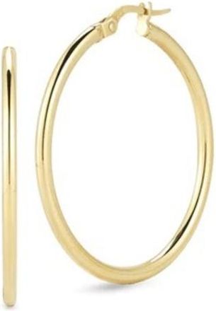 Roberto Coin Medium Round Hoop Earrings 556024AYER00