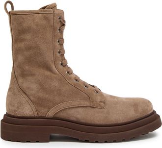 Brunello Cucinelli Suede Ankle Boots - Brown - 41 (IT41 / UK8)