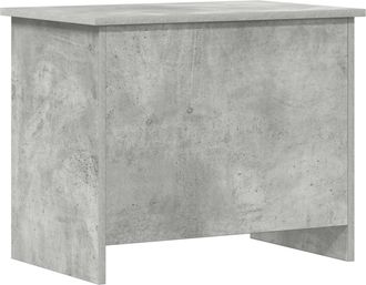 vidaXL Ba&uacute;l De Almacenamiento Gris Hormig&oacute;n 60 X 40 X 50 Cm Vidaxl