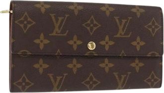Louis Vuitton Pre-owned Wallets, female, Brown, Size: ONE SIZE Pre-owned Canvas Wallet