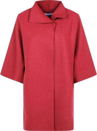 Harris Wharf London Coat Main Feature Kimono Mantle