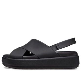 Crocs (WMNS) Crocs Brooklyn Luxe Cross Strap Black 209407-060