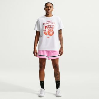 Nike Womens Crossover Dri-FIT 5 Basketball Shorts in Pink | FV8505-621