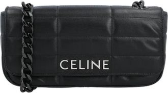 Celine Schoudertas - Dames - Schoudertassen - Zwart - ONE Size - Leer - Tassen