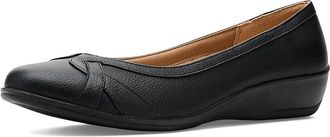 Life Stride Infinite Loafer/Moc Shoes Womens Dress Flat Shoes Black : 6.5 M (B), Polyester