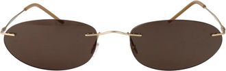 Giorgio Armani Stijlvolle zonnebril met 0Ar 1508M model - Dames - Zonnebrillen - Geel - 58 MM - Accessoires