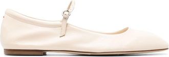 Aeyde Maryjane leather ballerina shoes - women - Nappa Leather/Lamb Skin/Nappa Leather - 38.5 - Neutrals